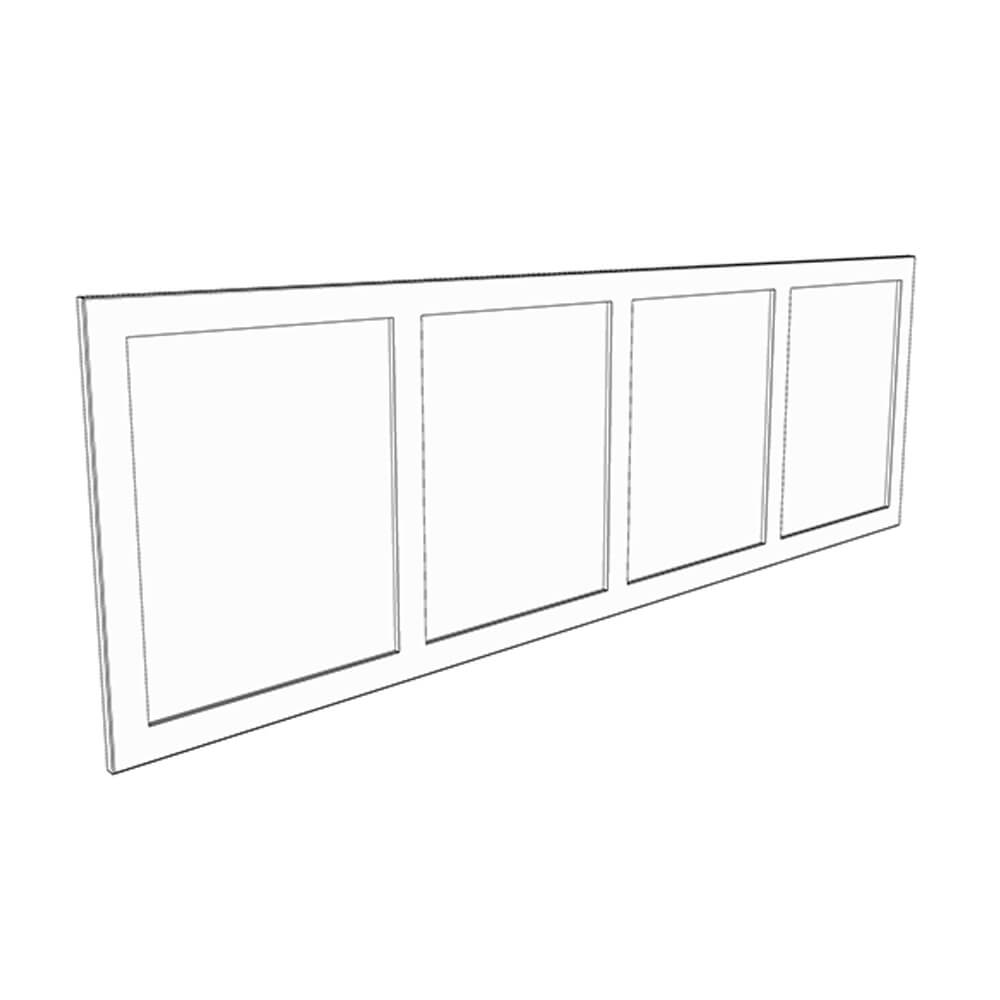 Brecan Headboard - 4 Frame Panel - 1830mm x 600mm