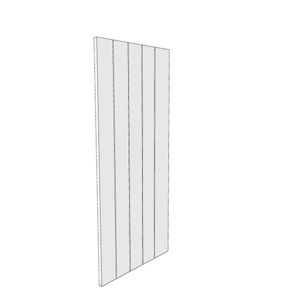 Chelsea 4 Drawer Base End Panel - T&G - 976mm x 550 x 18mm