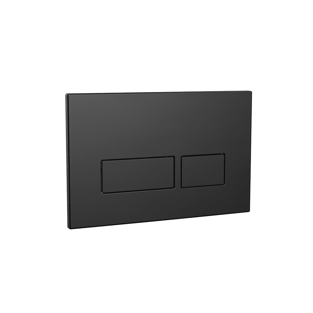 Square Black Dual Flush Button