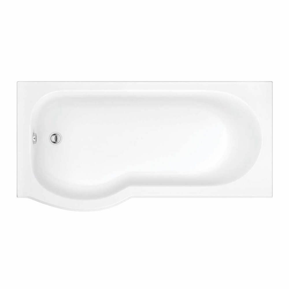 P Shape Shower Bath - Left