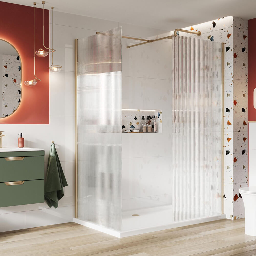 S8 Fluted Glass Panels - Various Sizes