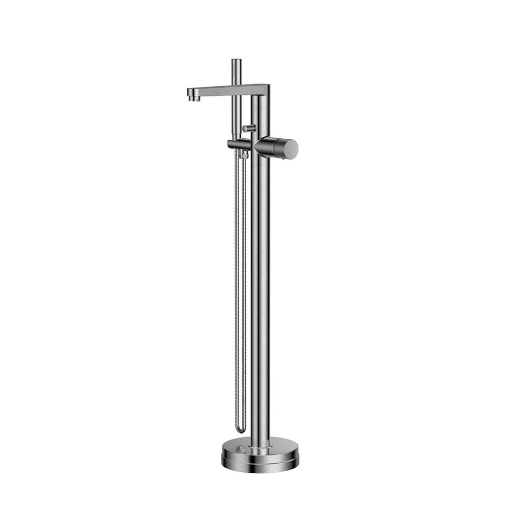 Koko Freestanding Bath Shower Mixer - Gunmetal
