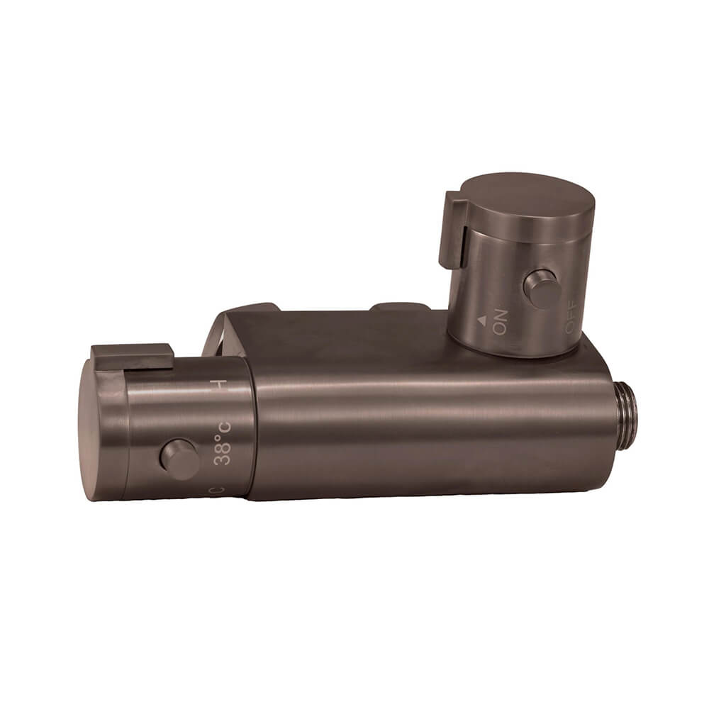 Thermostatic Vertical Valve for Douche - Brushed Bronze
