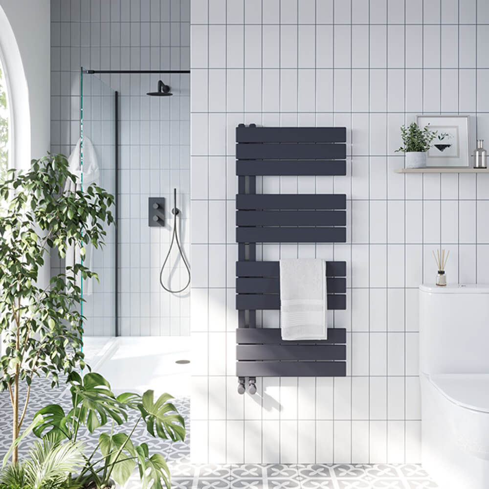 Thames Towel Radiator - Carbon Anthracite - Various Sizes