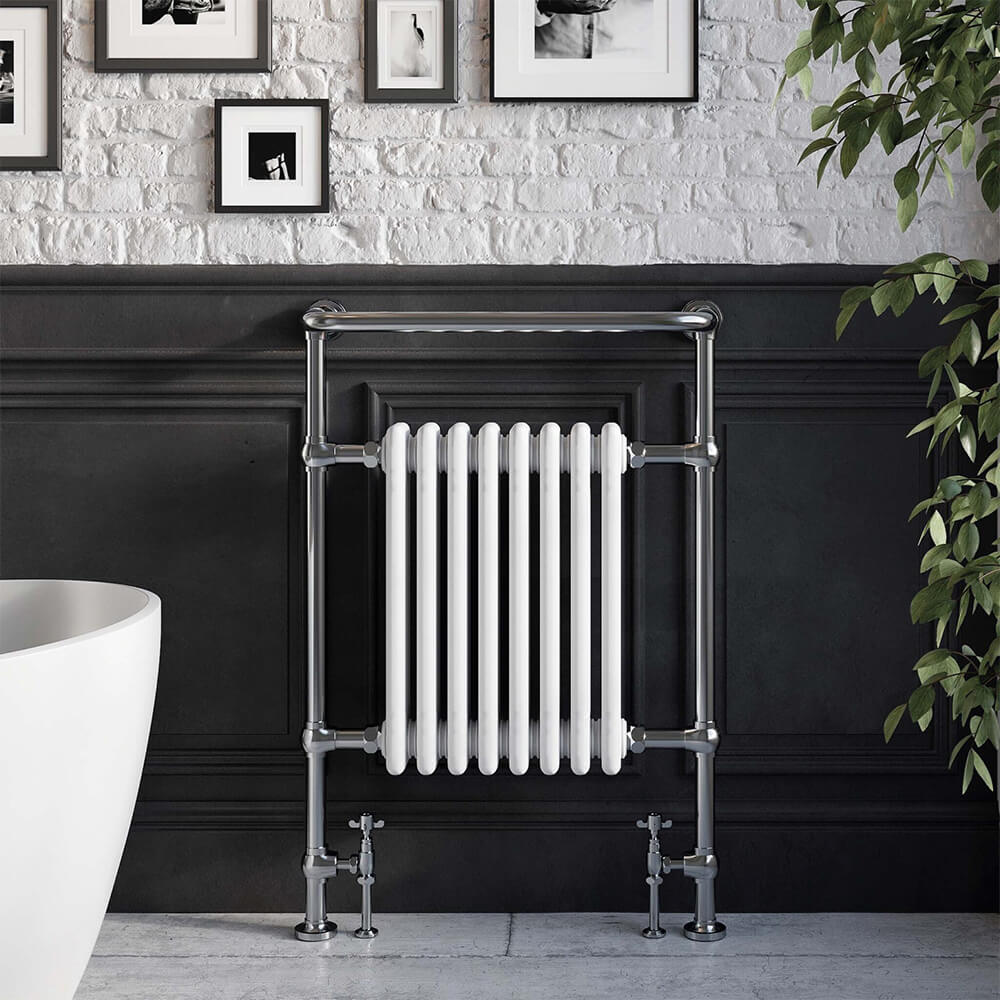 Harrogate 8 Column Traditional Towel Rail