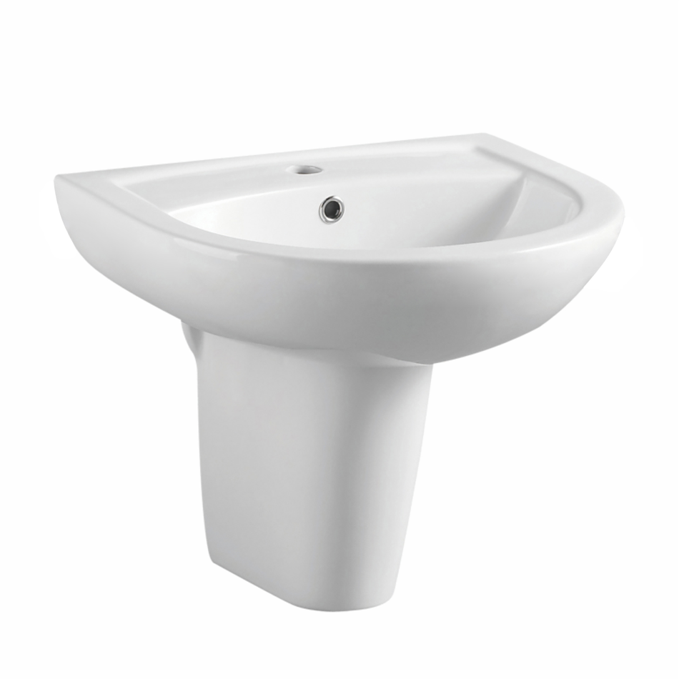 Deia / Belini 550mm Semi-Pedestal & Basin (Complete)
