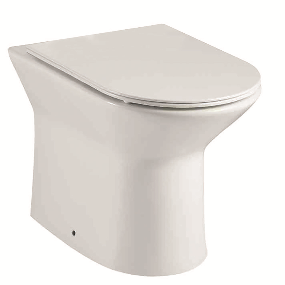Middleton Rimless Open Back To Wall Pan & Soft Close Seat (Complete)