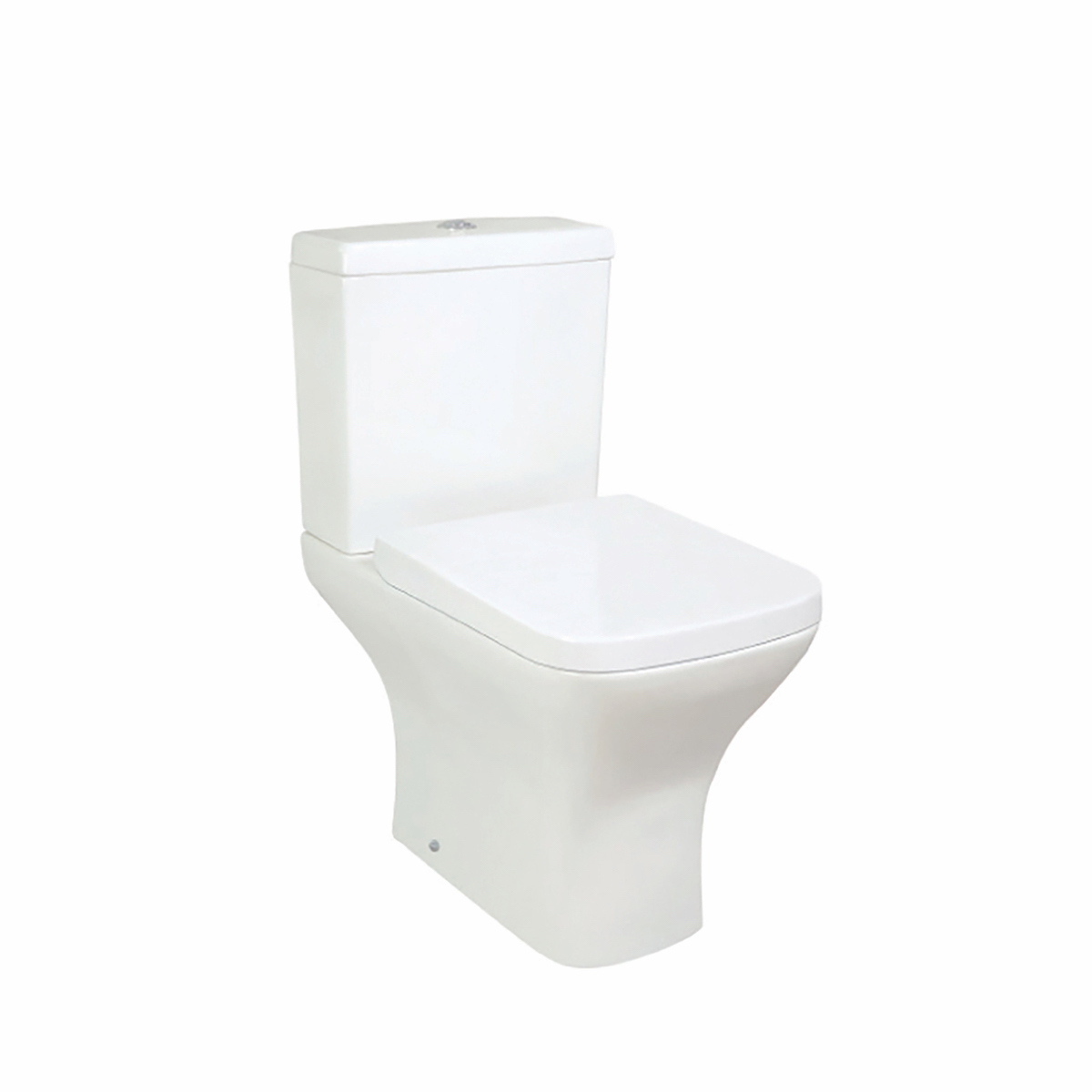 Porto Rimless Open Back Pan Including Cistern & Wrap Over Seat (Complete)