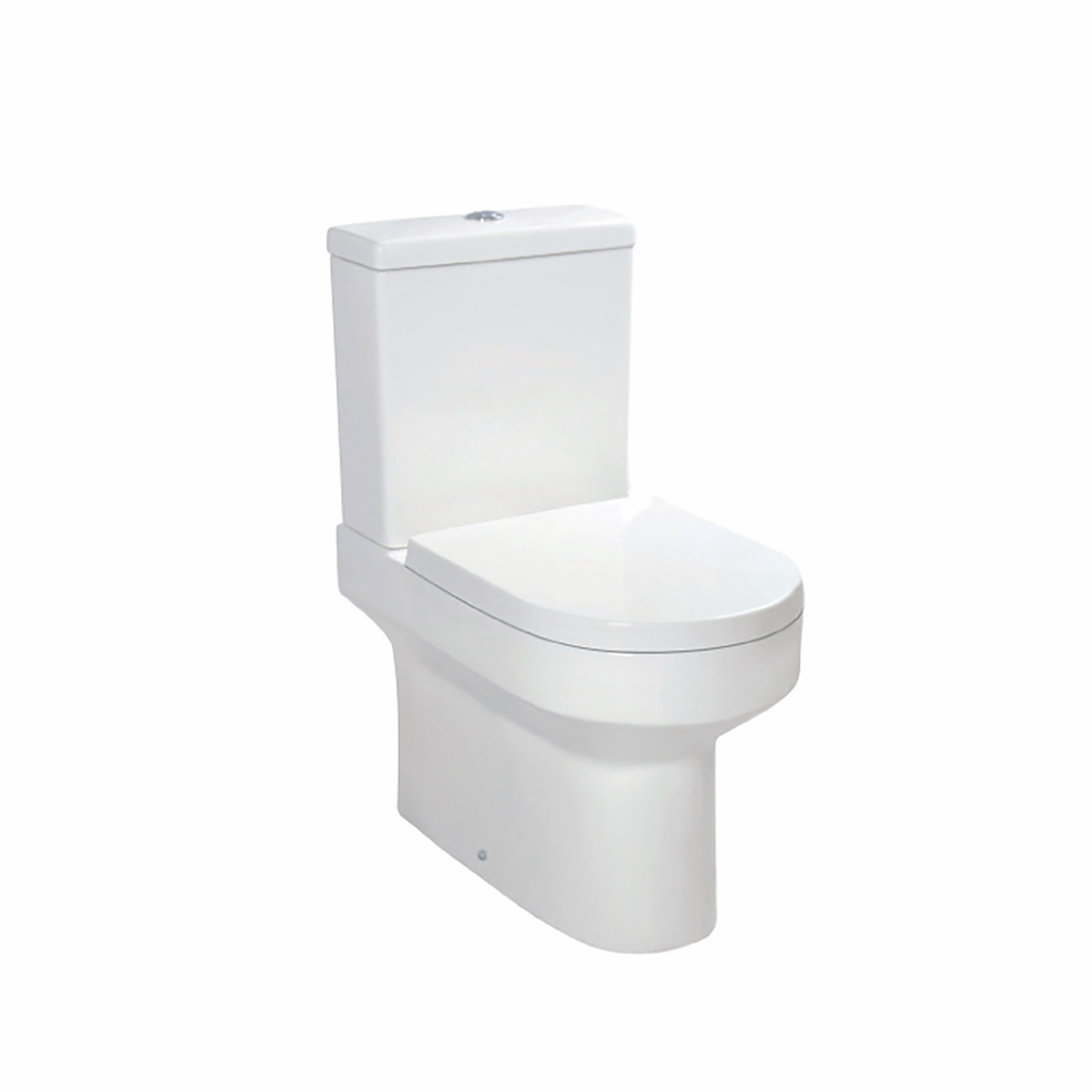 Rimless Spa Open Back Pan Including Cistern & D Shape Soft Close Seat (Complete)