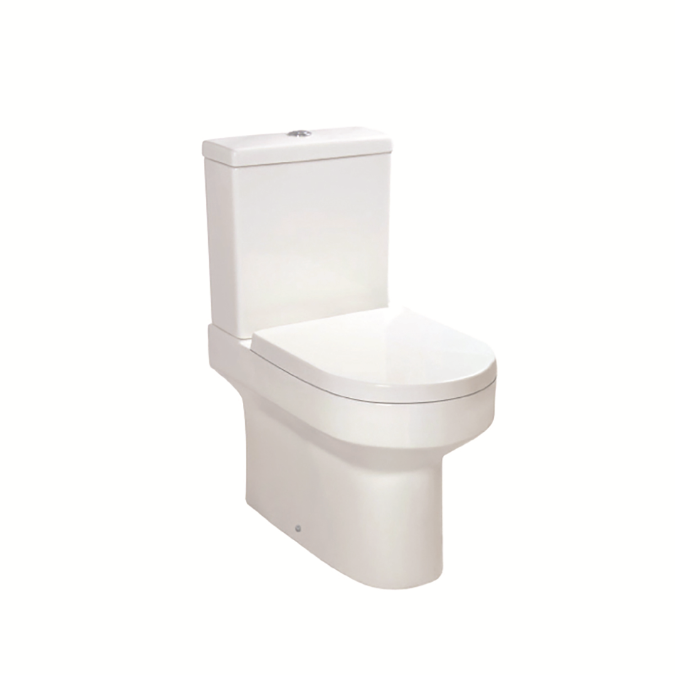 Spa Comfort Height Open Back Pan Including Cistern & Soft Close Seat (Complete)