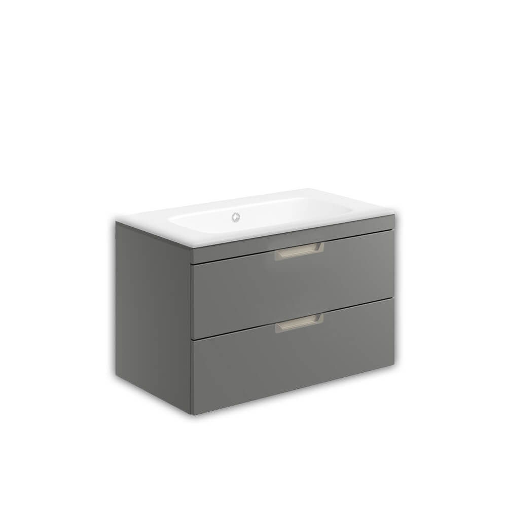 Aubrey 800 Cabinet With Basin - Dust Grey (Complete)