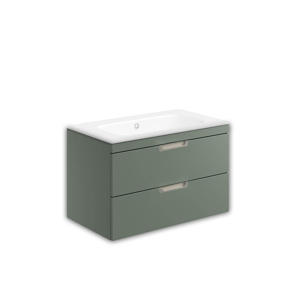 Aubrey 800 Cabinet With Basin - Reed Green (Complete)