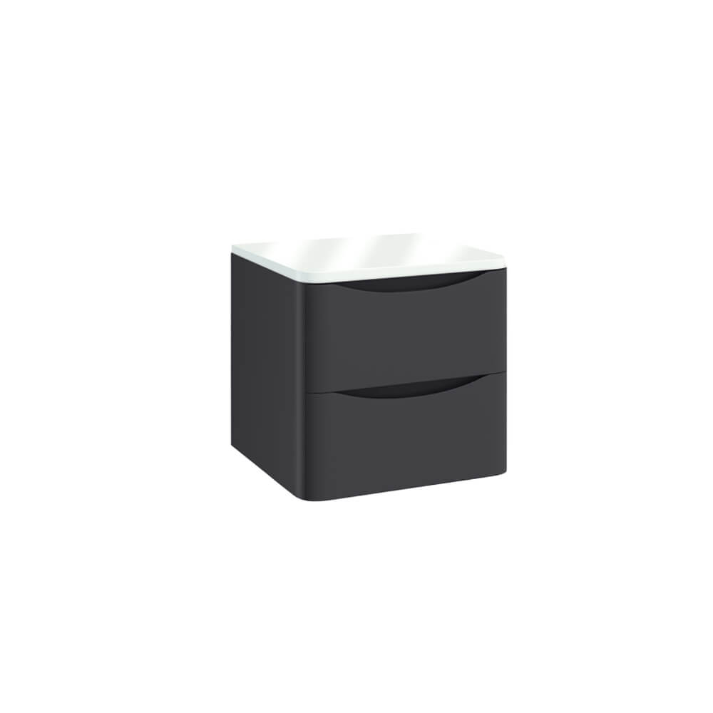 Bella 500 Wall Cabinet with Countertop - Matte Grey (Complete)