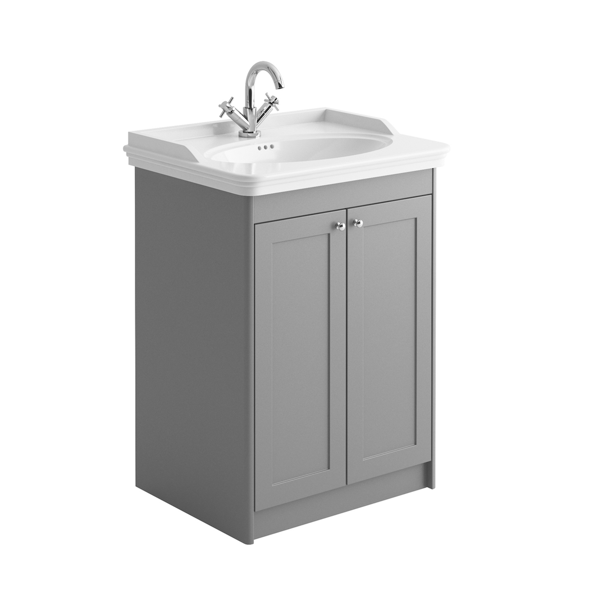 Classica Vanity Unit with Classica Basin - Silk Stone Grey (Complete)