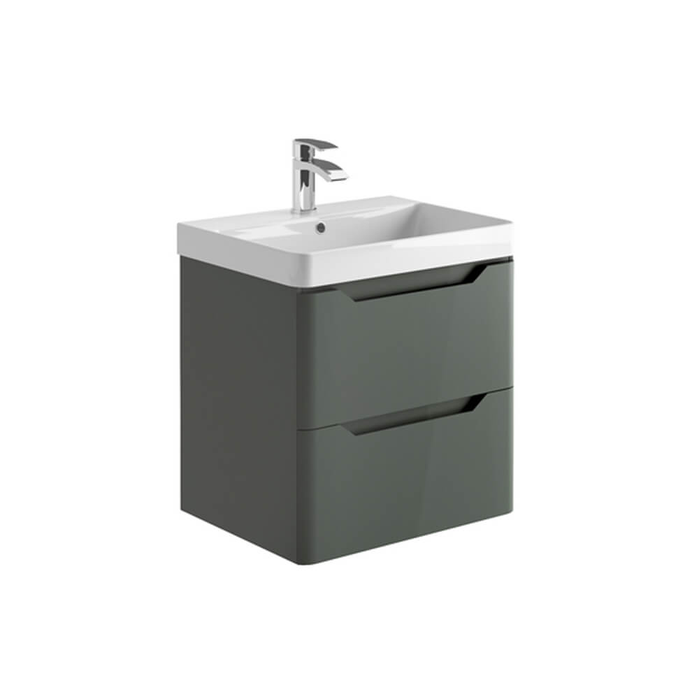 Ella 600 Wall Cabinet - Matte Anthracite (Complete)