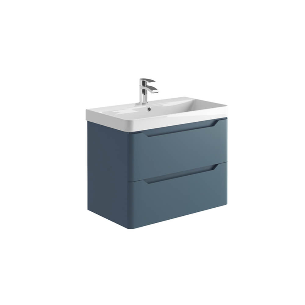Ella 800 Wall Cabinet - Matte Twilight Blue (Complete)