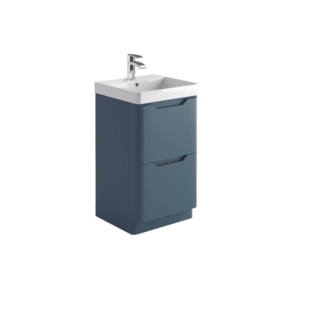 Ella 500 Floor Cabinet - Matte Twilight Blue (Complete)