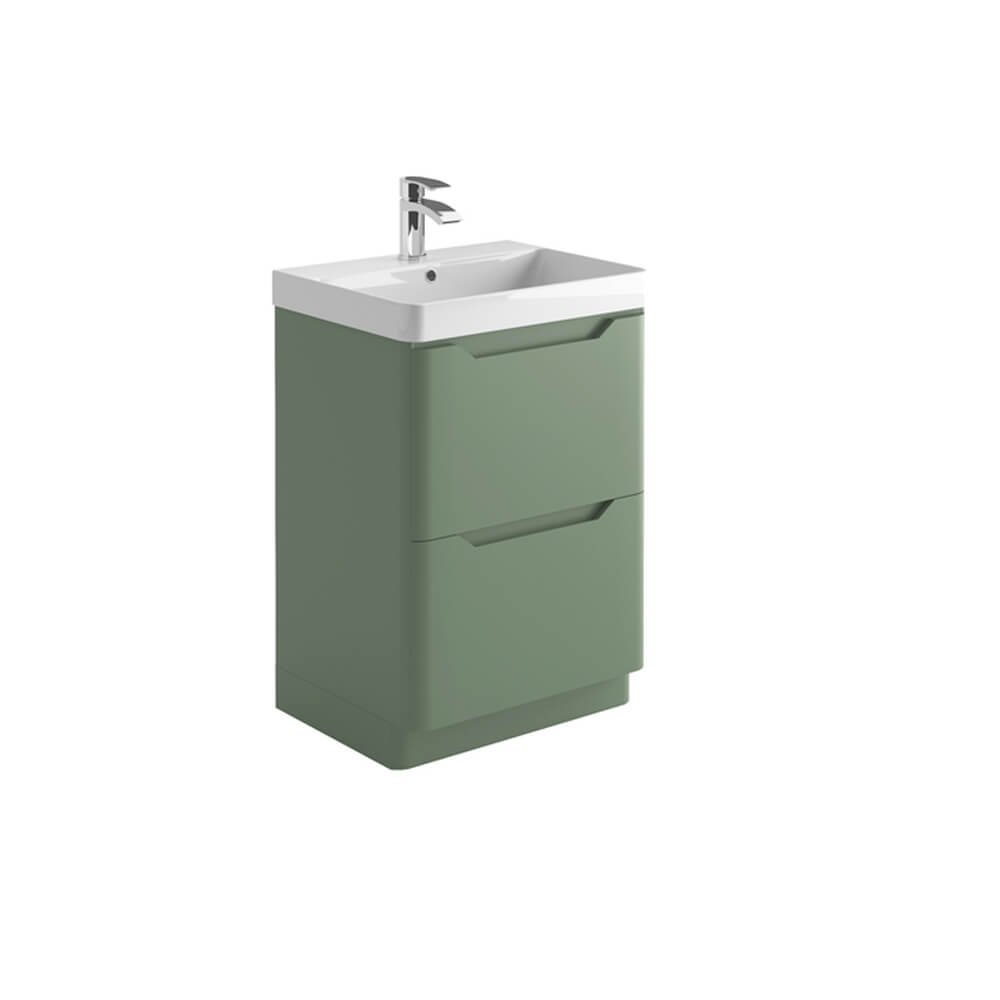 Ella 600 Floor Cabinet - Matte Sage Green (Complete)