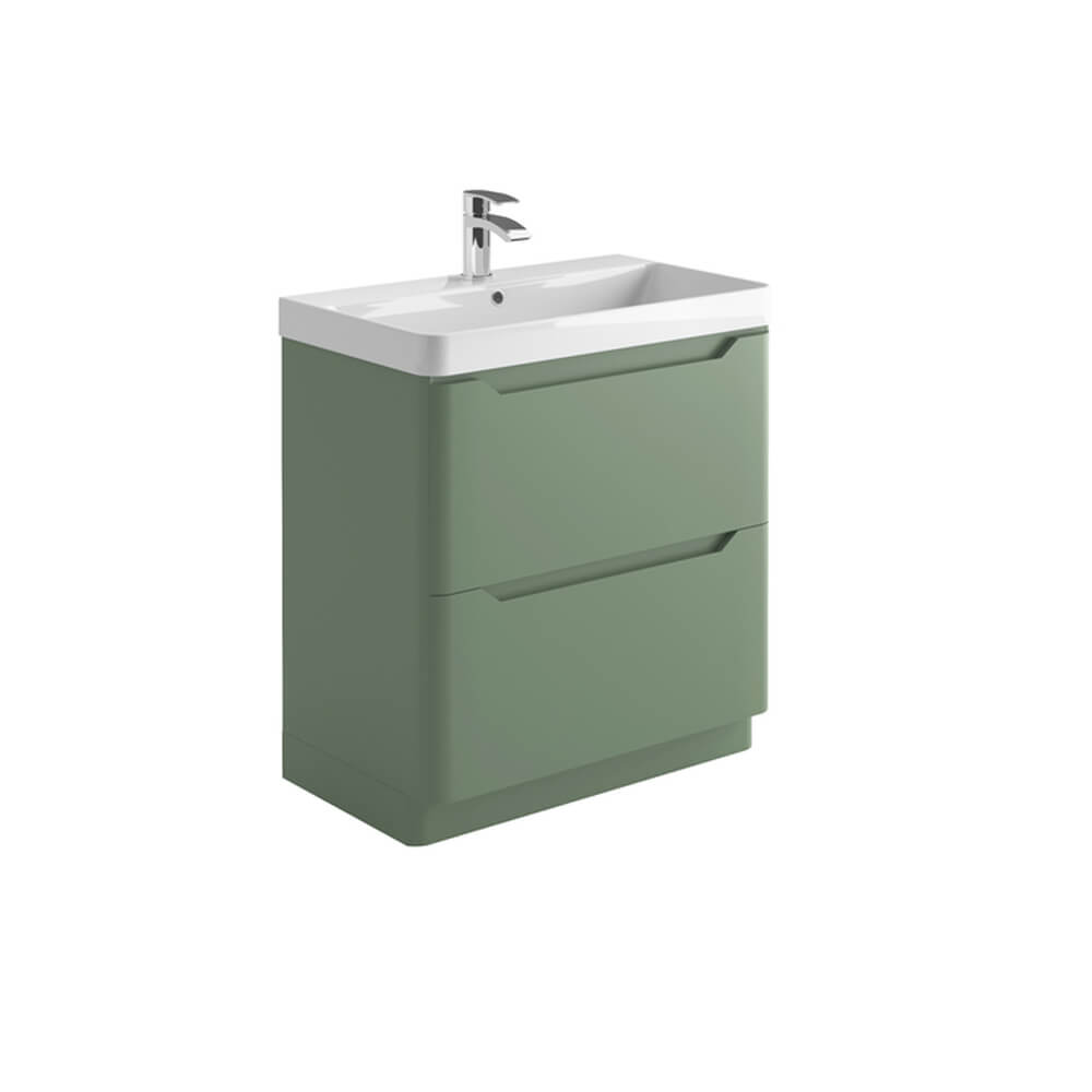 Ella 800 Floor Cabinet - Matte Sage Green (Complete)