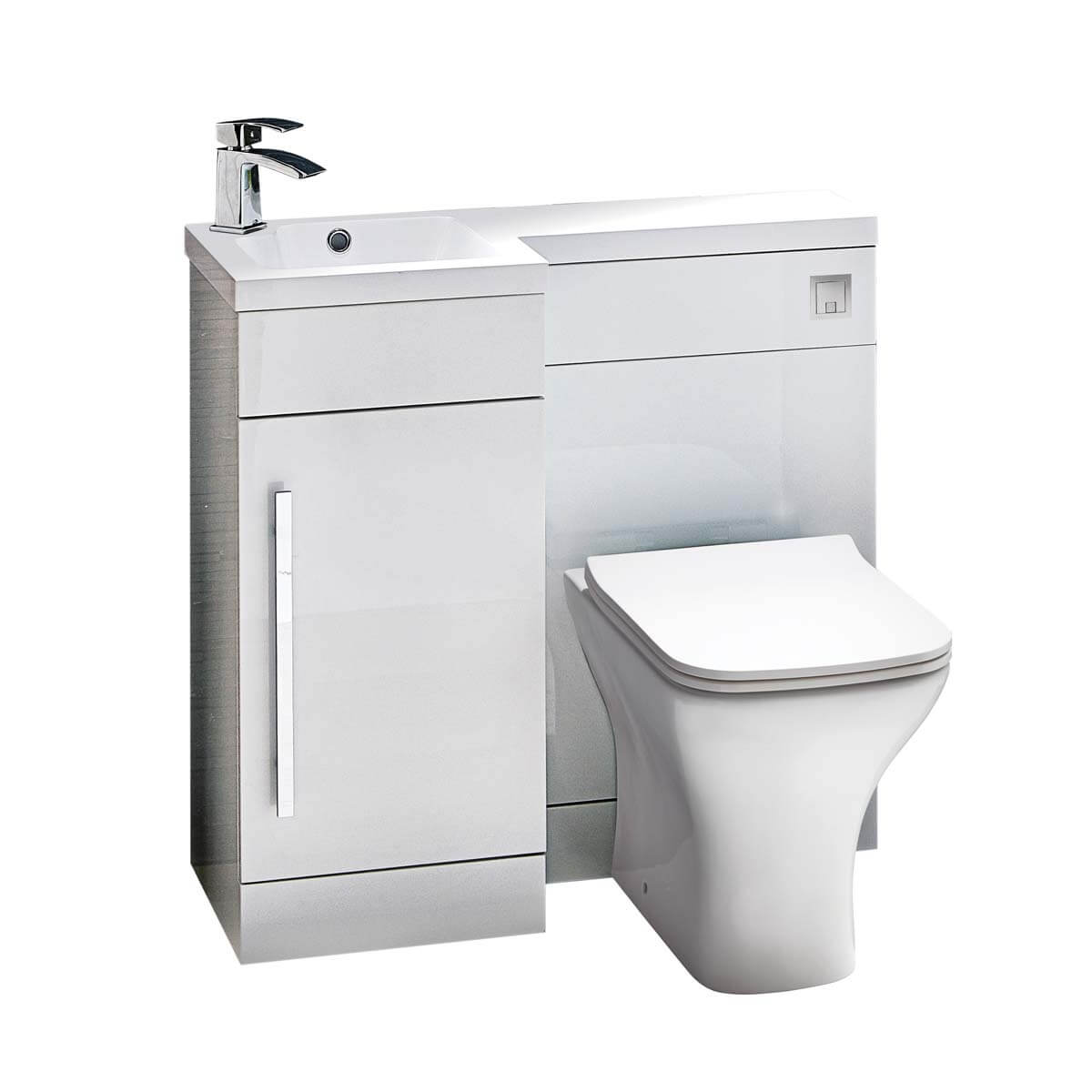 Lili 900 Furniture Pack - Left Hand - High Gloss White (Complete)