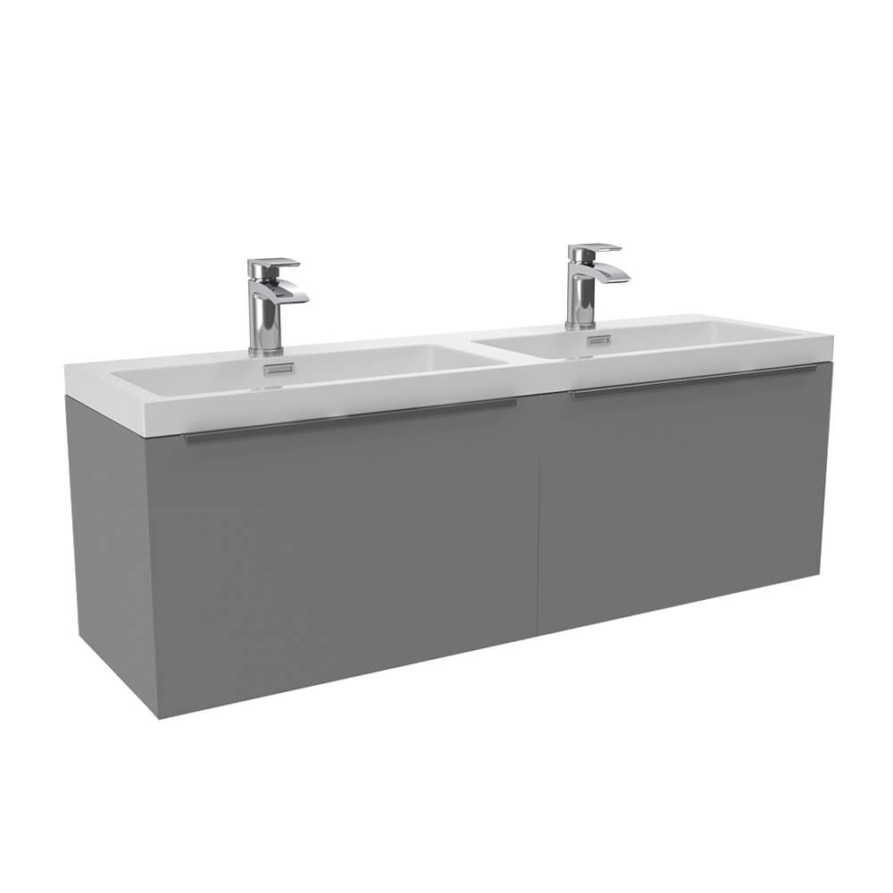 Muro 1200 Basin Basin Cabinet - Dust Grey (Complete)