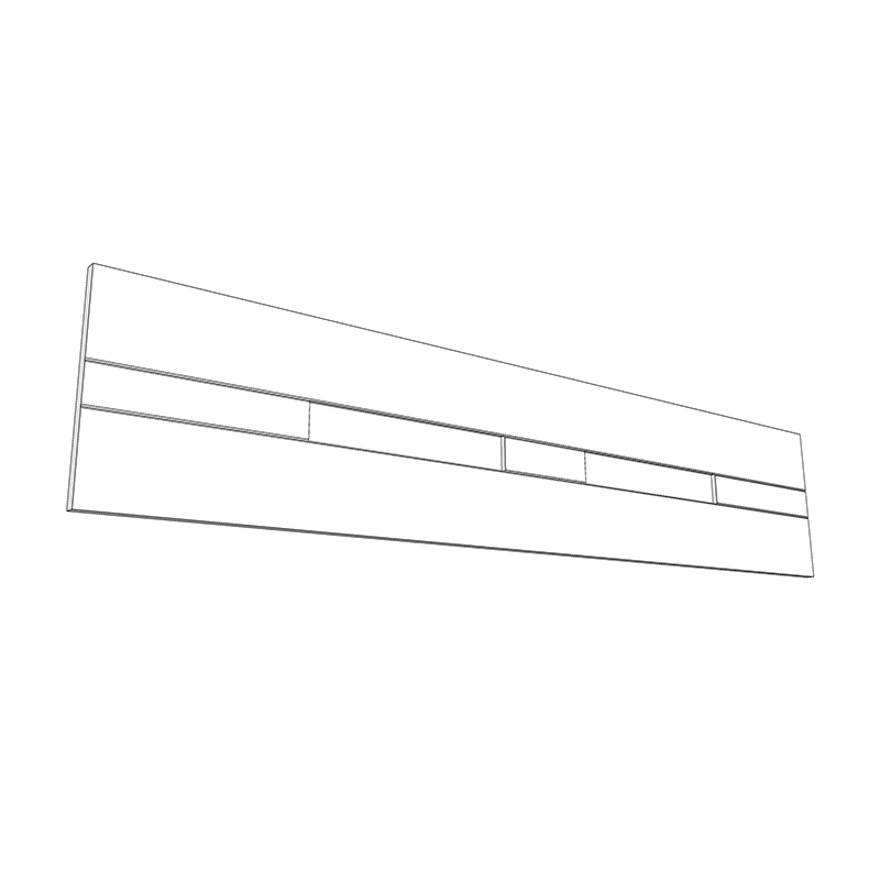 Richmond (F&B or RAL Colour) Mantel Top - 296 x 1500mm