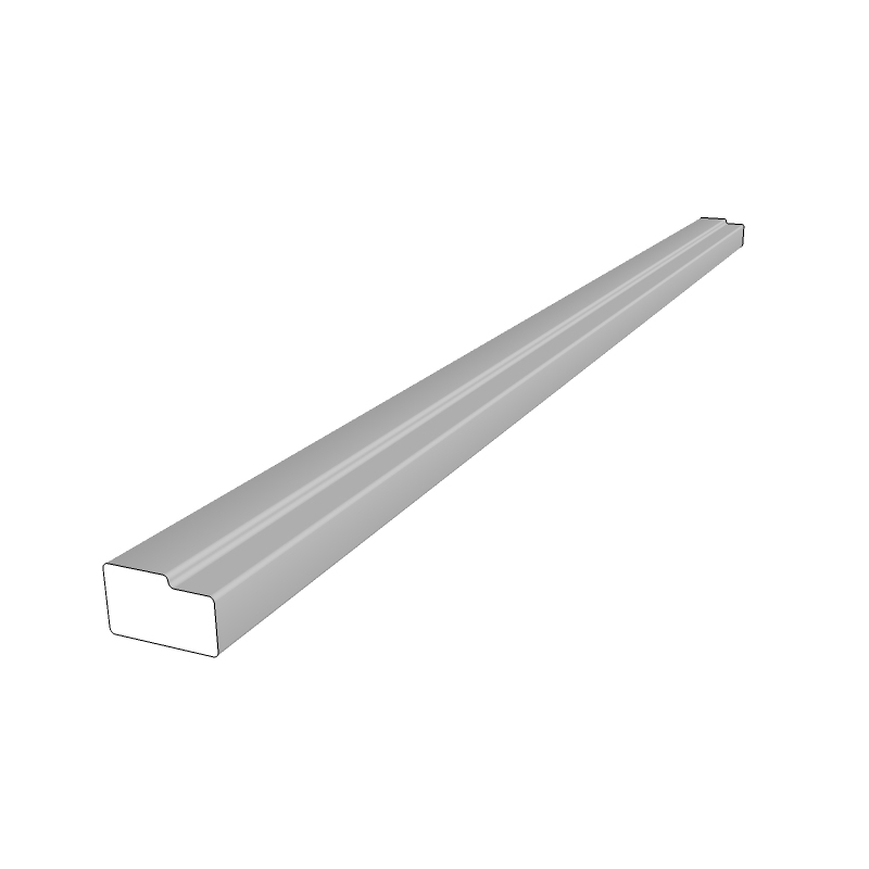 Verdano (F&B or RAL Colour) Straight Pelmet - Universal - 3050 x 45 x 35mm