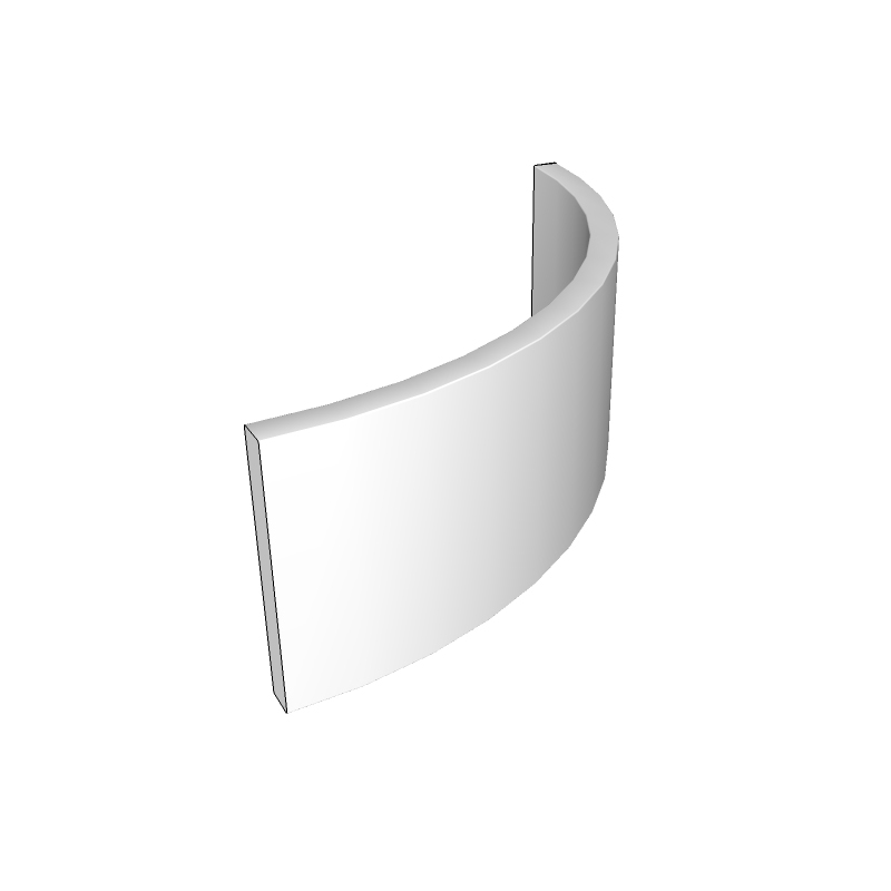 Lynton (Premium Colours) External Curved Plinth
