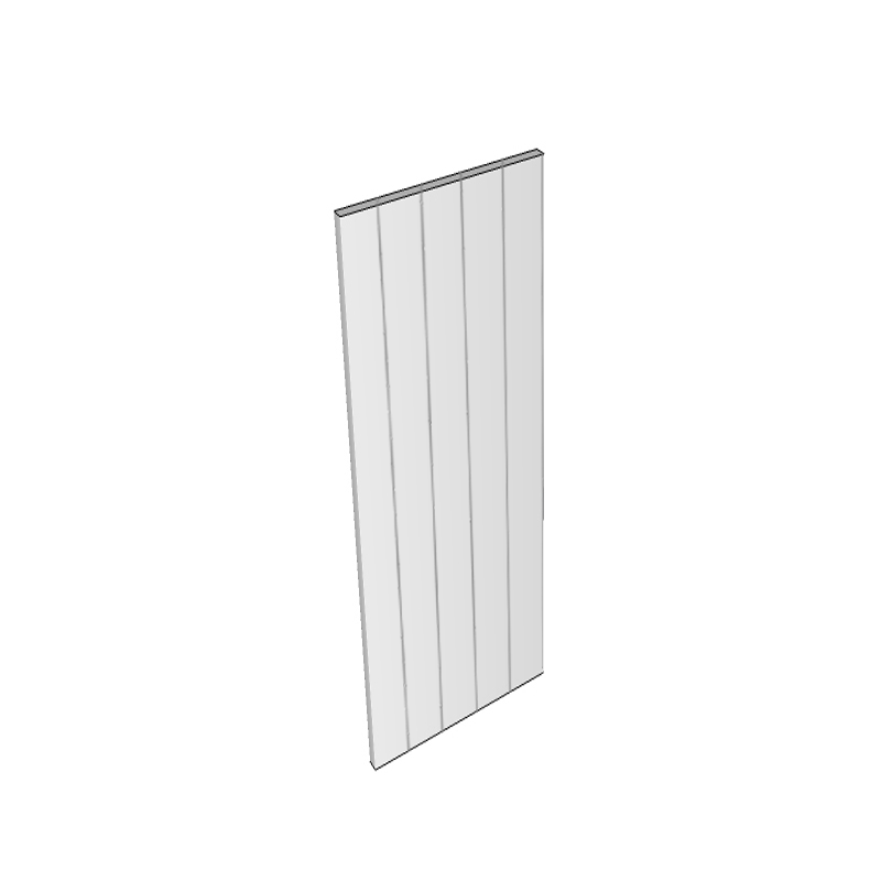 Norwood (Premium Colours) Wall End Panel - T&G - 990 x 375 x 20mm (High)