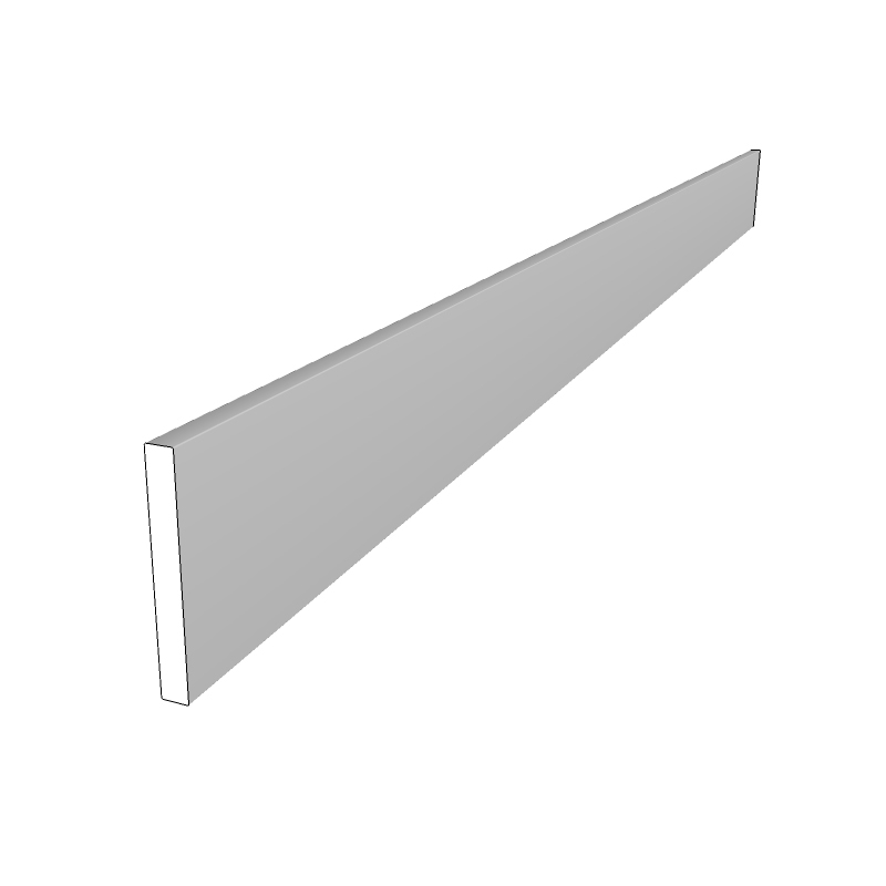 Verdano (Premium Colours) Straight Plinth - 3m x 150mm