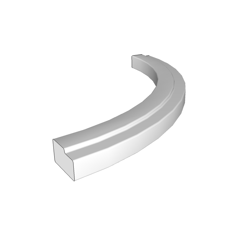 Verdano (Premium Colours) External Curved Pelmet - Universal