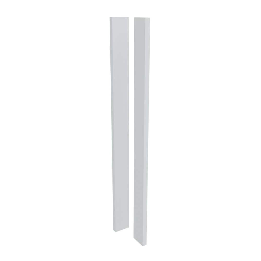 Darlington Smooth Matt Adjustable Corner Post - High