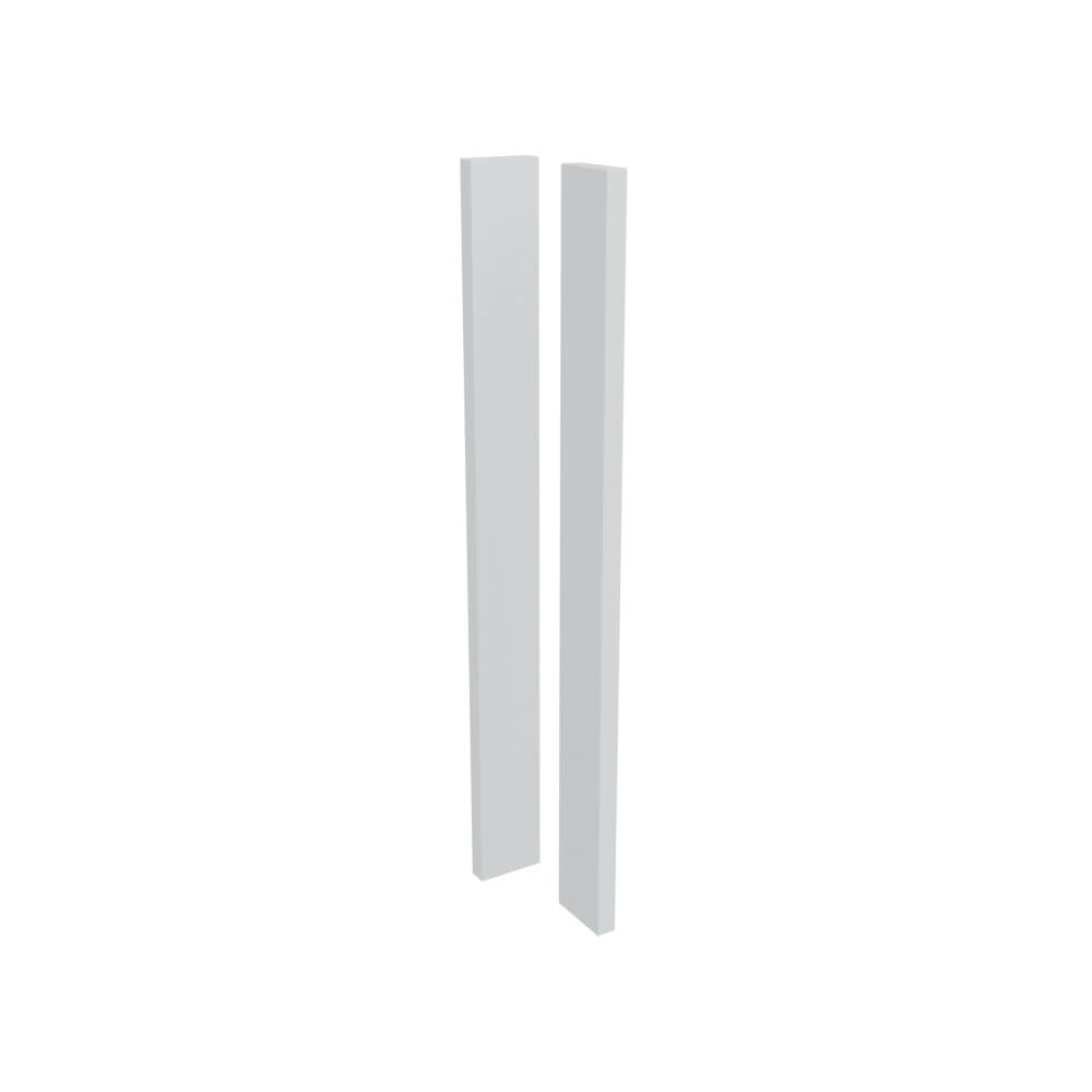 Vento Painted Oak Effect Adjustable Corner Post - Low