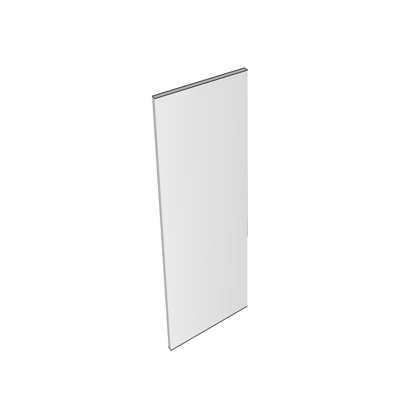 Dewsbury Smooth Matt Wall End Panel - Plain 990x375x18mm