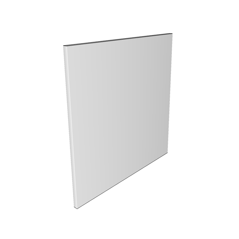 Helmsley Smooth Matt Base End Panel - Plain - 900x650x18mm