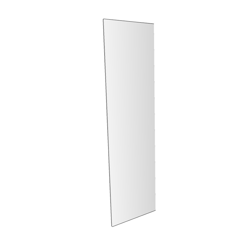Lumino Tall End Panel - Plain - 2400 x 650 x 18mm