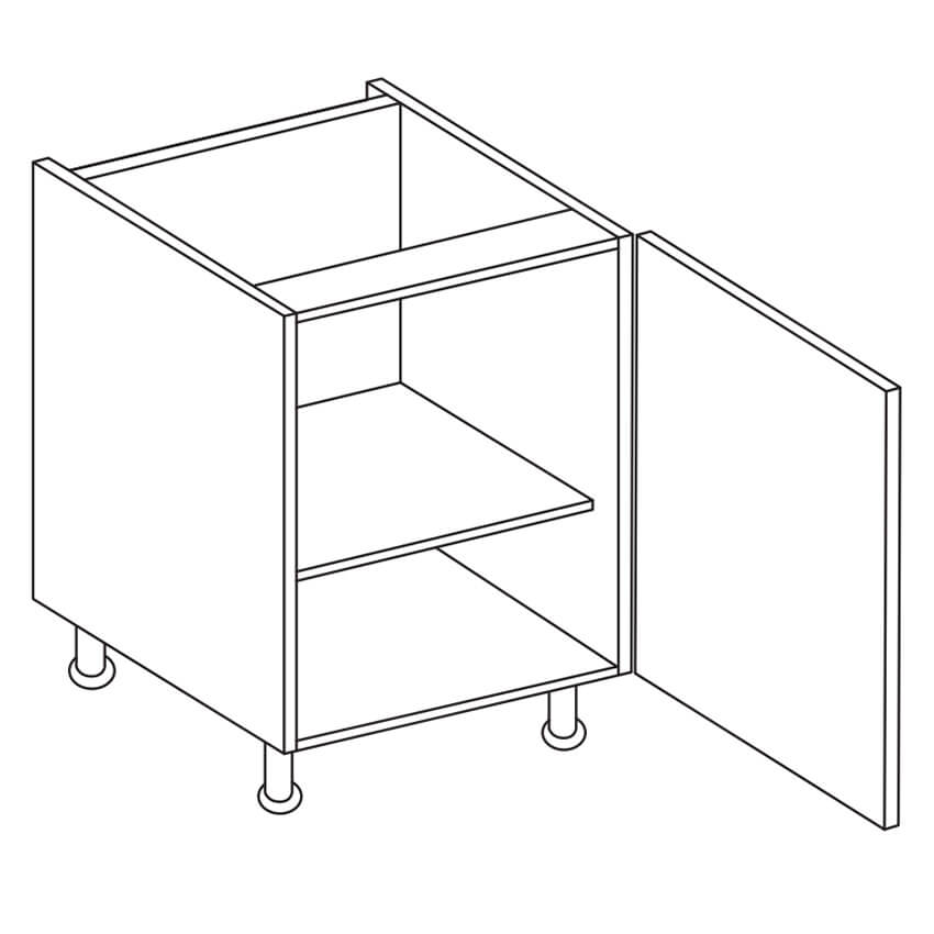 MODUS Piatto Matt Charcoal Base Units - Single Door
