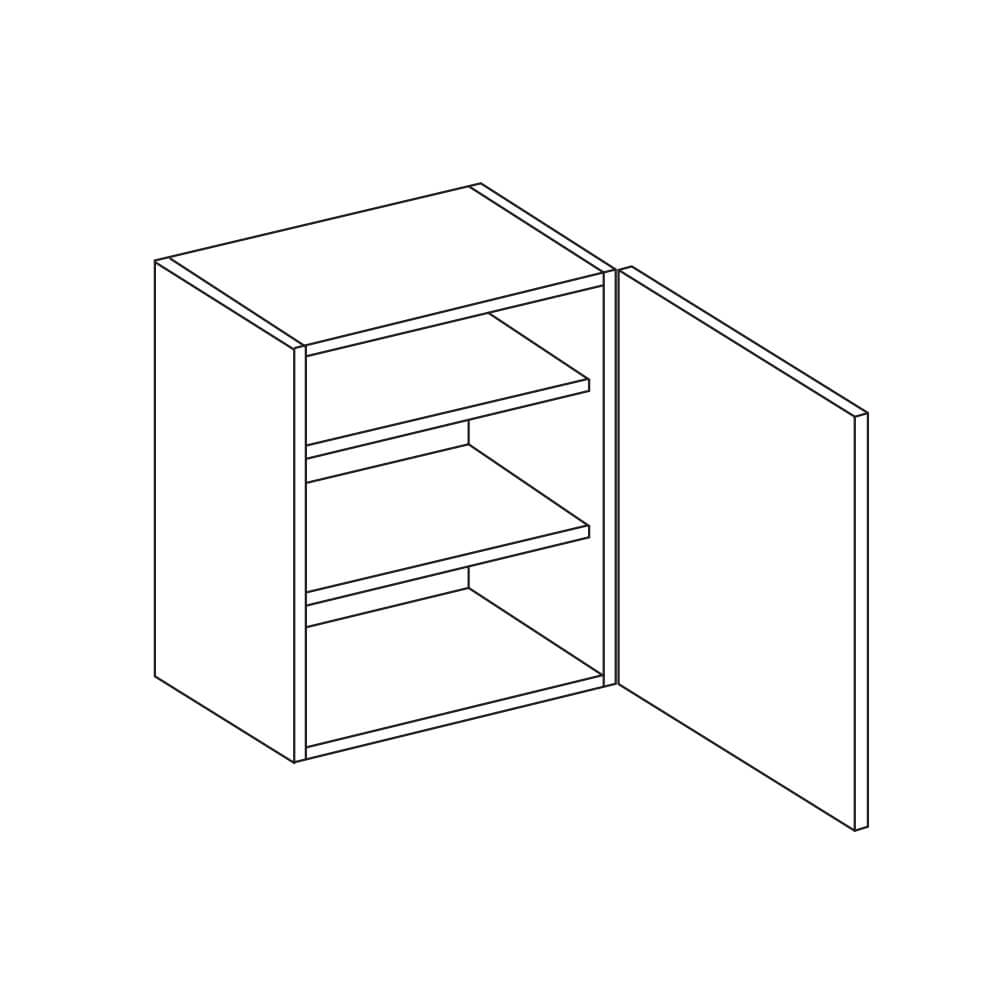 MODUS Piatto Textured Oyster Oak Wall Units - Single Door