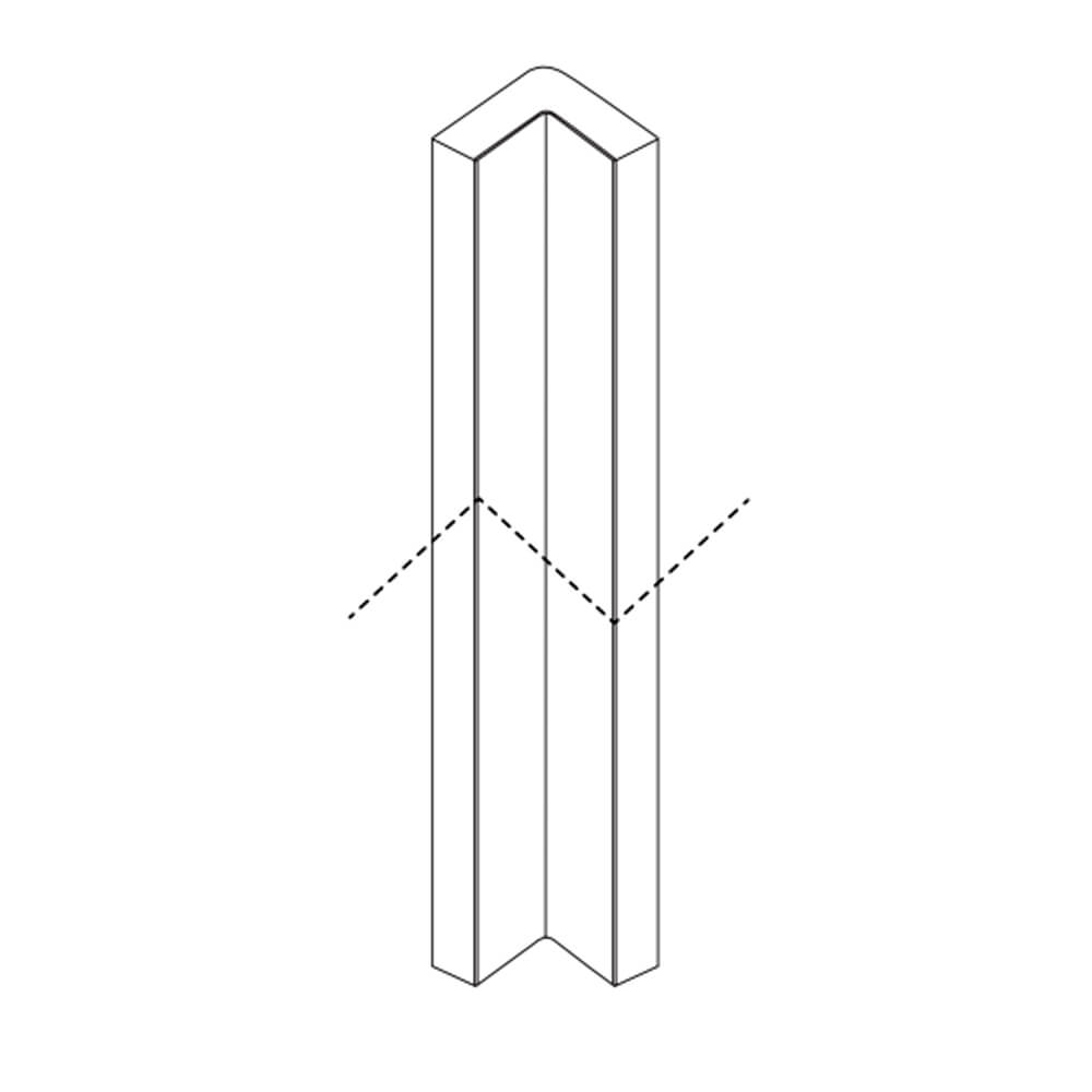 MODUS Senza Gloss White Internal Corner Posts