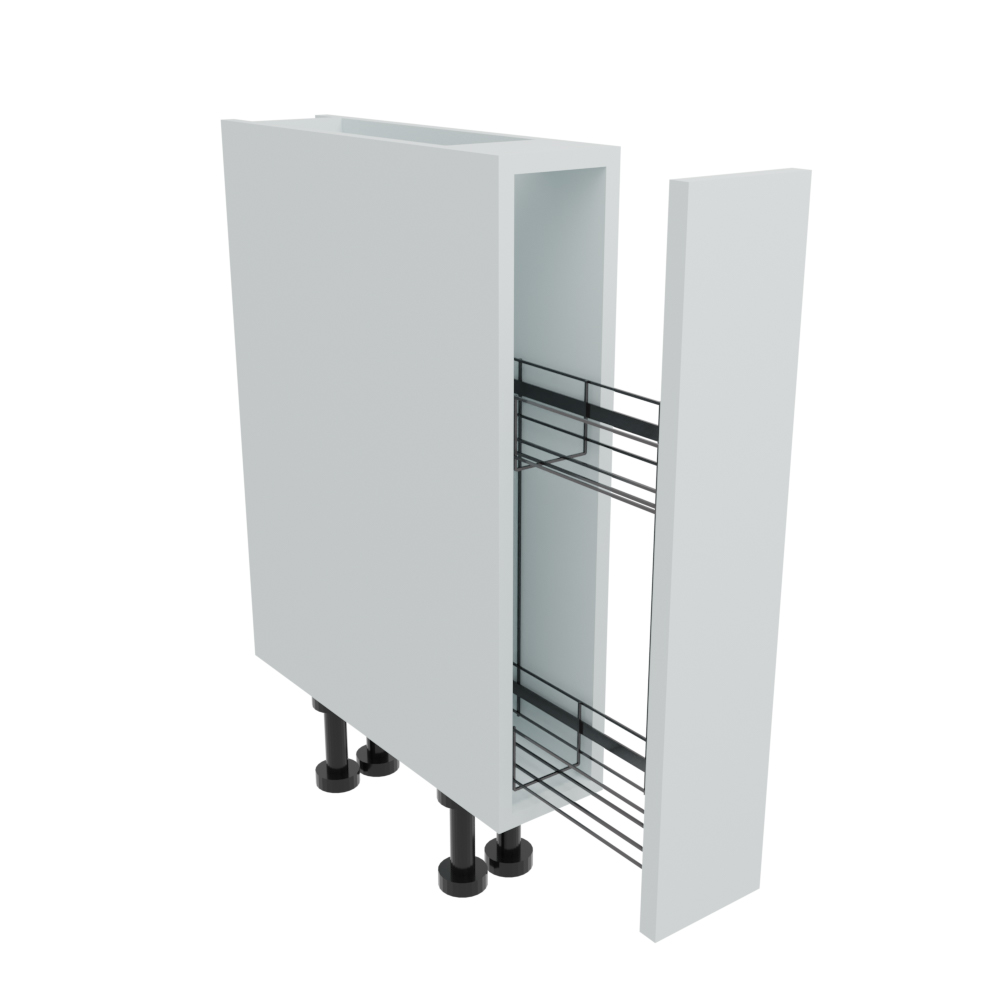 150mm Pull Out Base Unit - Anthracite Mechanism