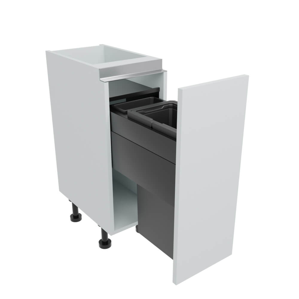 300mm True Handleless Bin Store Base Unit (1 x 32L & 1 x 1.2L)