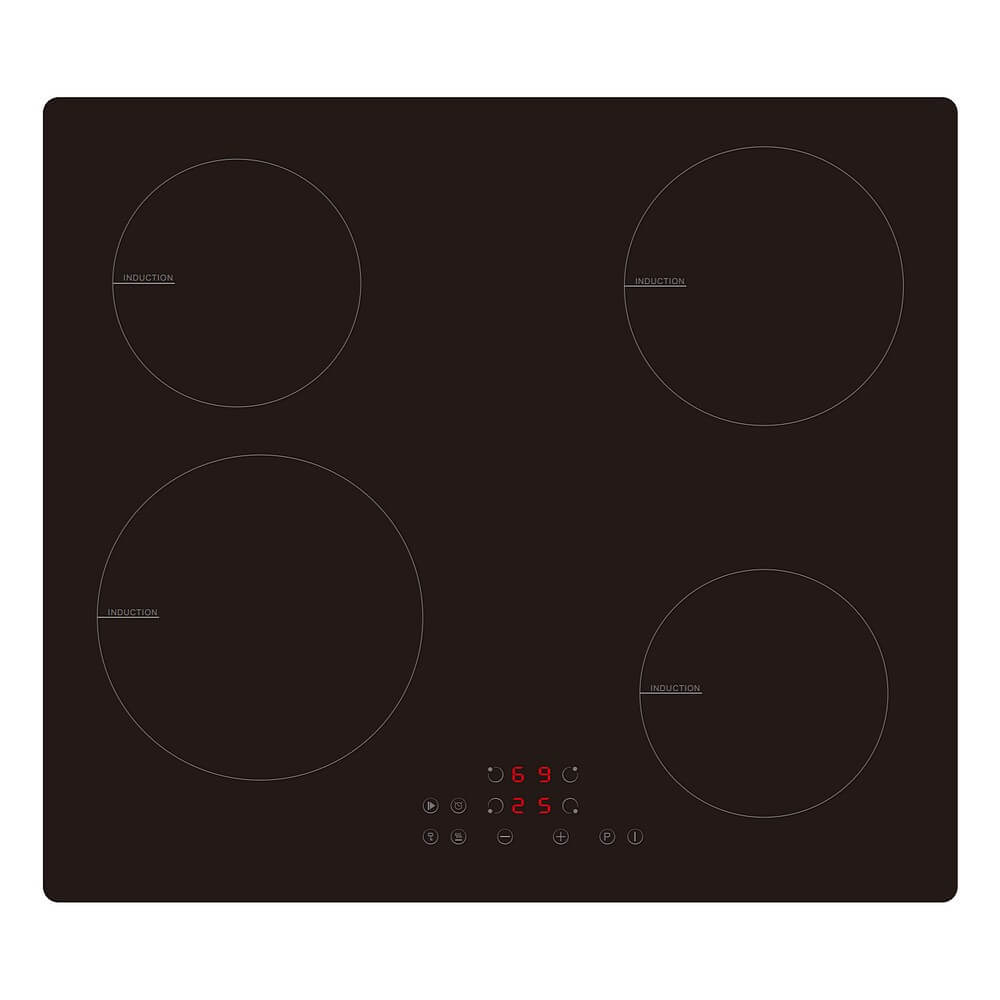 BEKIA 60cm Black 4 Zone Induction Hob Touch Controls