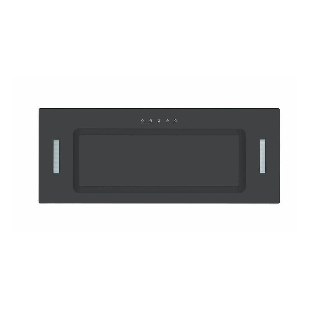 BEKIA 75cm Black Glass Canopy Hood