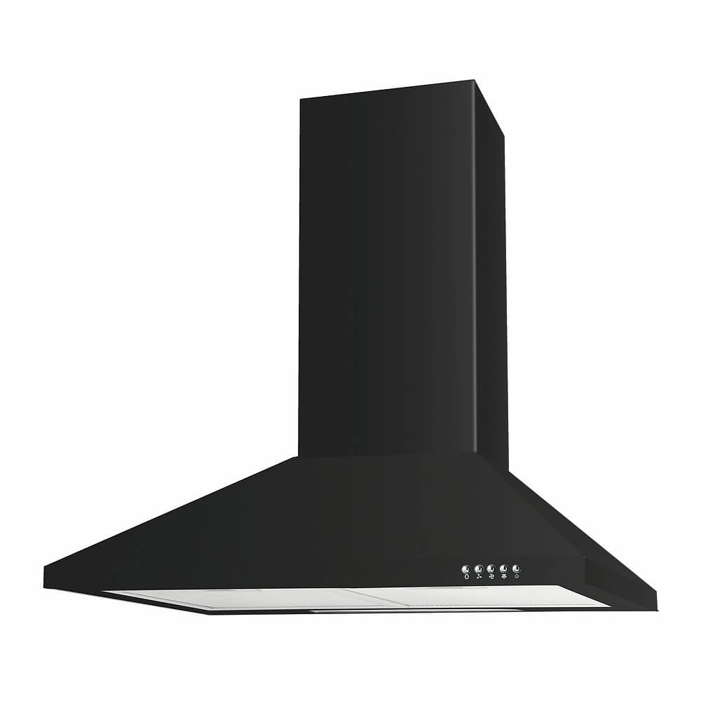 BEKIA 60cm Black Chimney Hood
