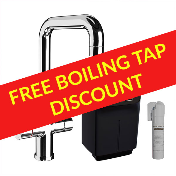 Early Bird FREE 3-in-1 Chrome Boiling Tap - DISCOUNT