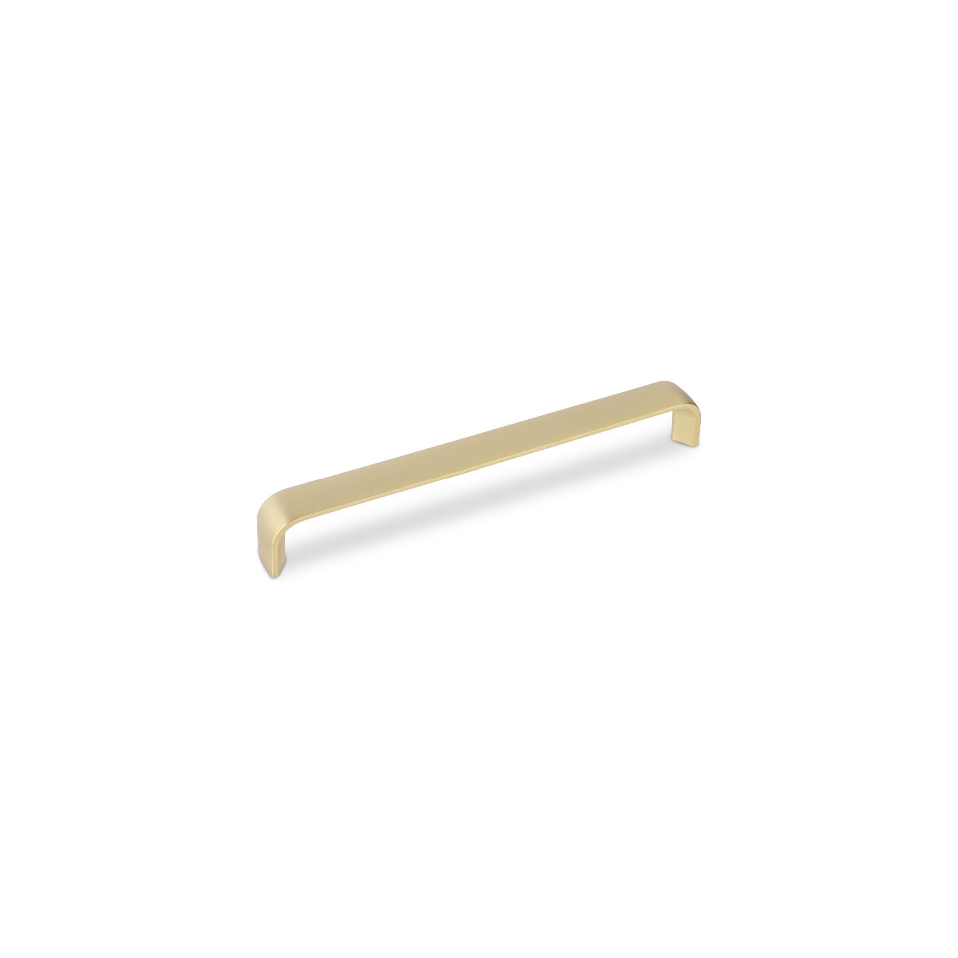 AURORA D Handle - 160mm Hole Centres - Satin Brass (HB6-0183)