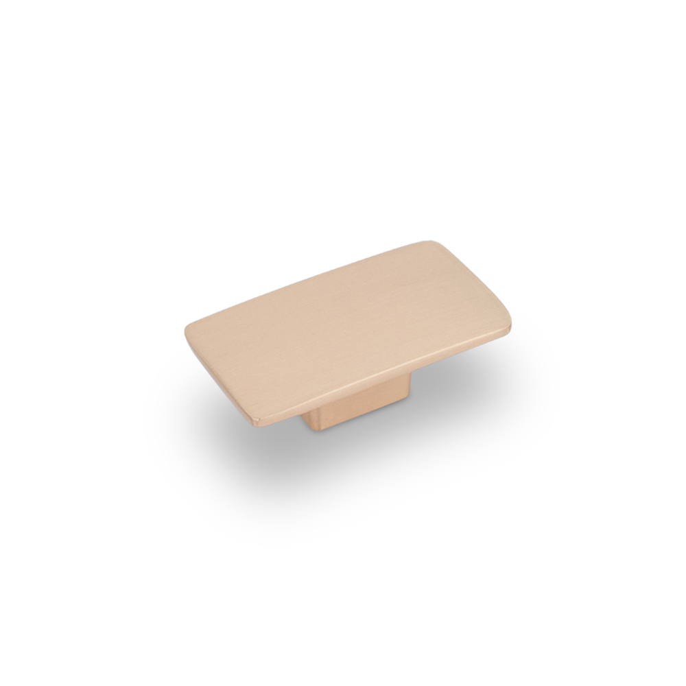 AURORA Rectangular Knob - 59 x 34mm - Champagne Gold