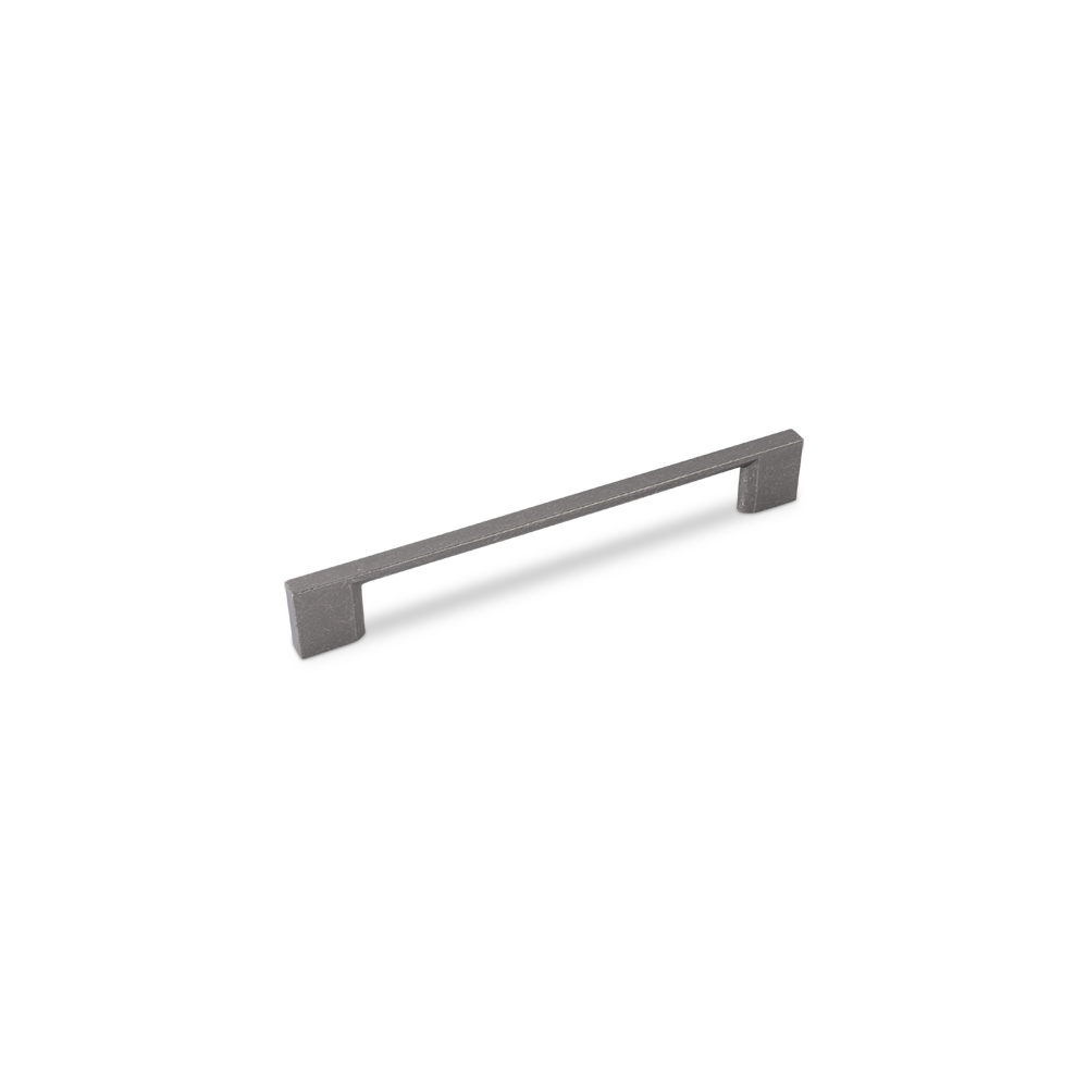 AURORA Slim Square D Handle - 160mm Hole Centres - Brushed Nickel (HB3-0140)