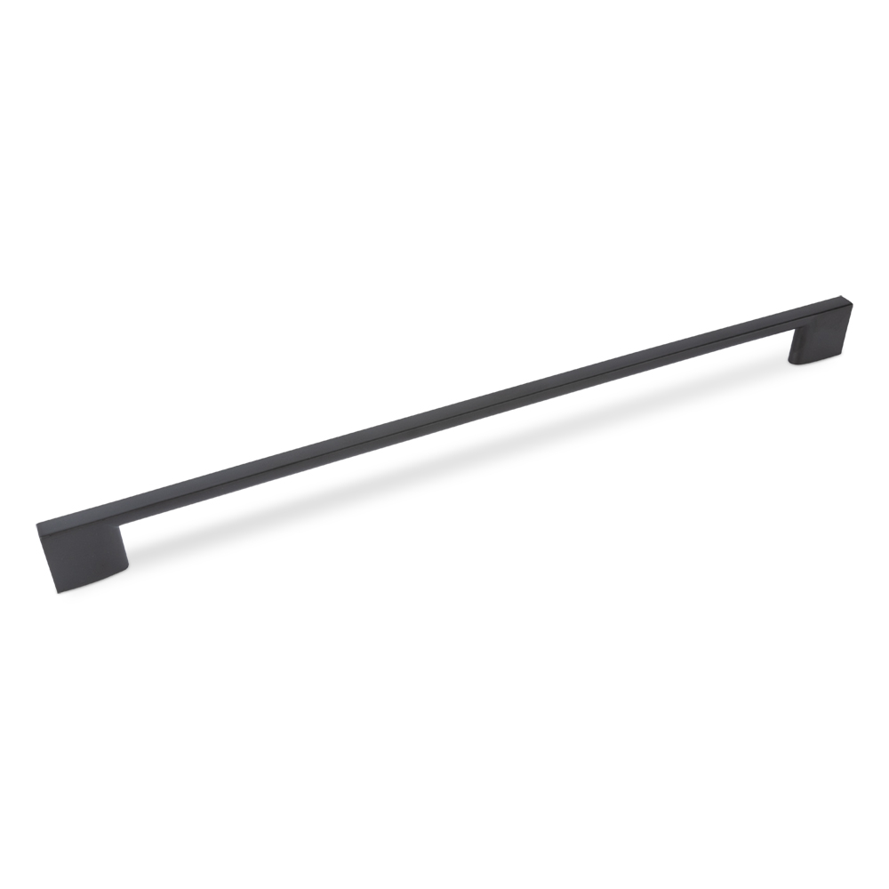 AURORA Slim Square D Handle - 320mm Hole Centres - Matt Black (HB1-0101)