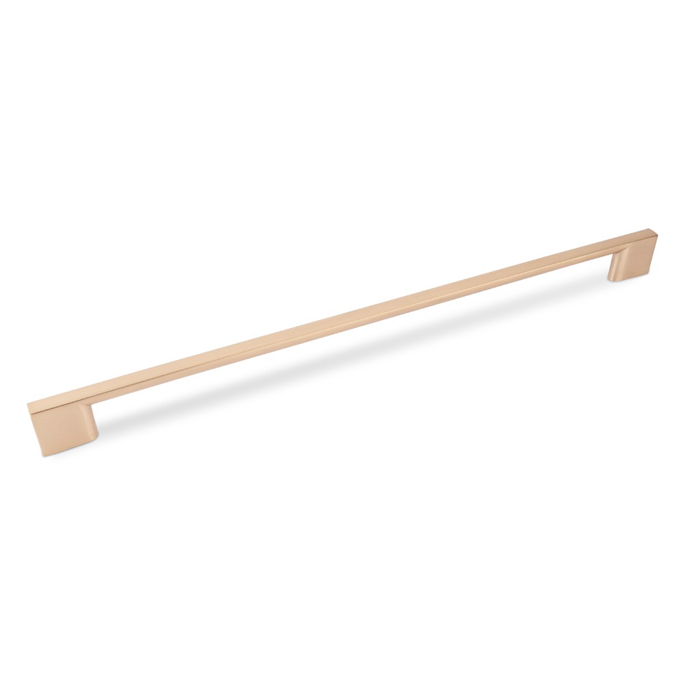 AURORA Slim Square D Handle - 358mm (320mm Hole Centres) - Champagne Gold